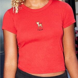 brandy melville baby tee cute shirt